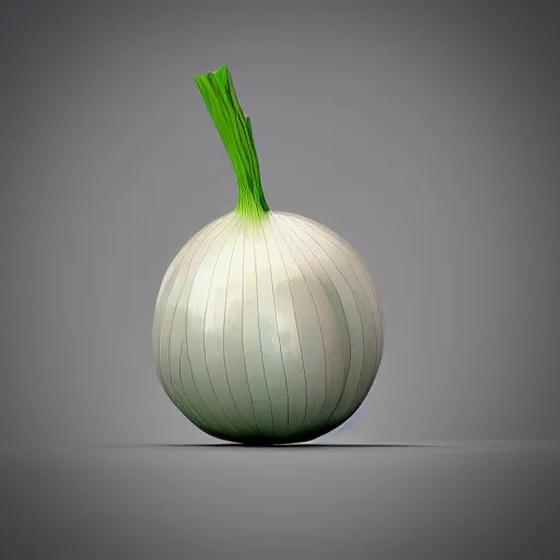 Image similar to onion crying tears cartoon, 3 d render