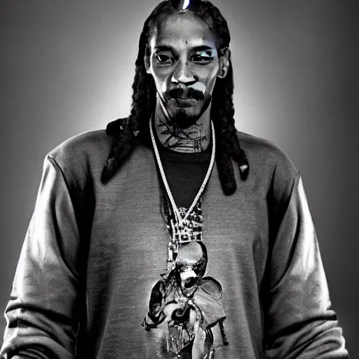 Image similar to candid portrait of snoop dogg in skyrim, taken by annie leibovitz