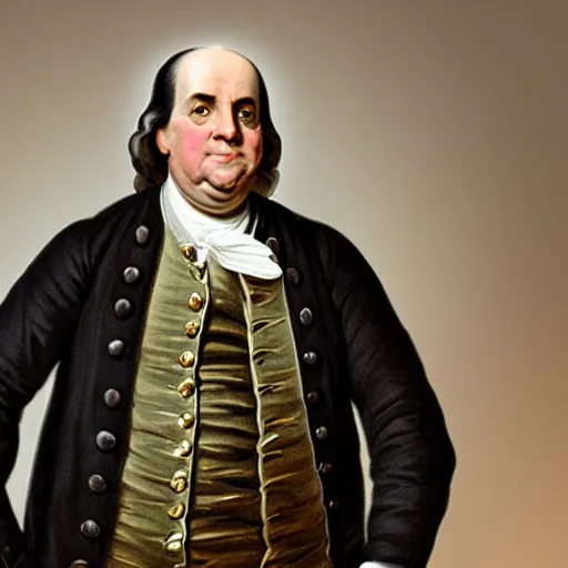 Image similar to photo of benjamin franklin at the met gala