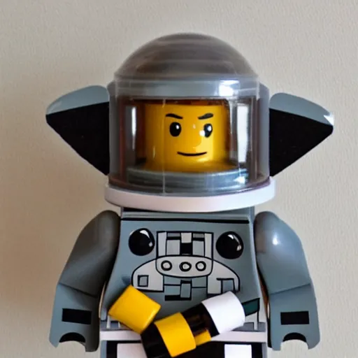 Prompt: cat astronaut made of LEGO