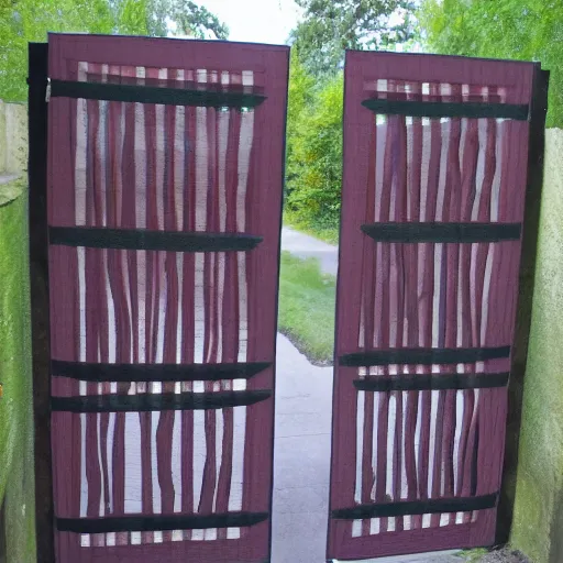 Image similar to fabric gate