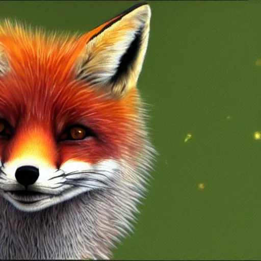 Prompt: photorealistic fox