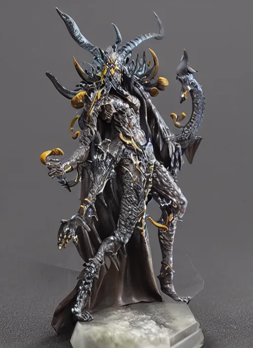 Prompt: 80mm resin detailed miniature of a Demon, crystal body, Product Introduction Photos, 4K, Full body