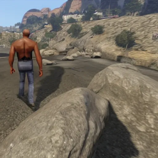 Image similar to the rock in gta