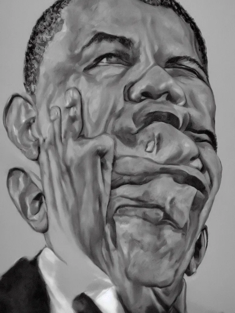 Image similar to Barak Obama portrait by David friedric