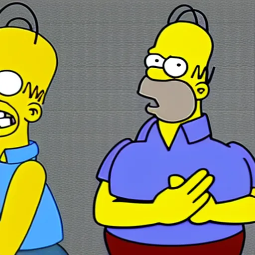 Image similar to homer simpson in undertale