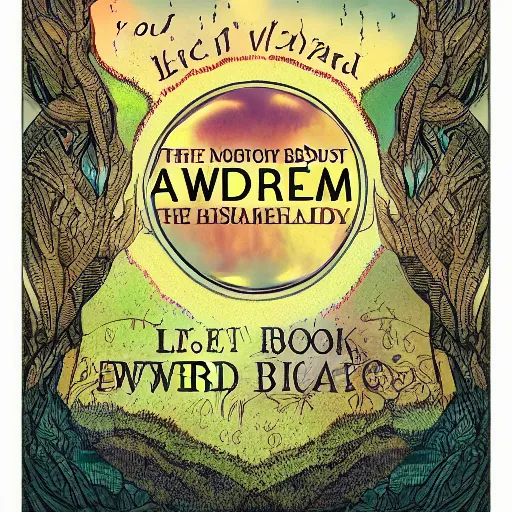 Image similar to Digital art of the most interesting and impactful book you could ever read in a lucid dream, high detail, award winning