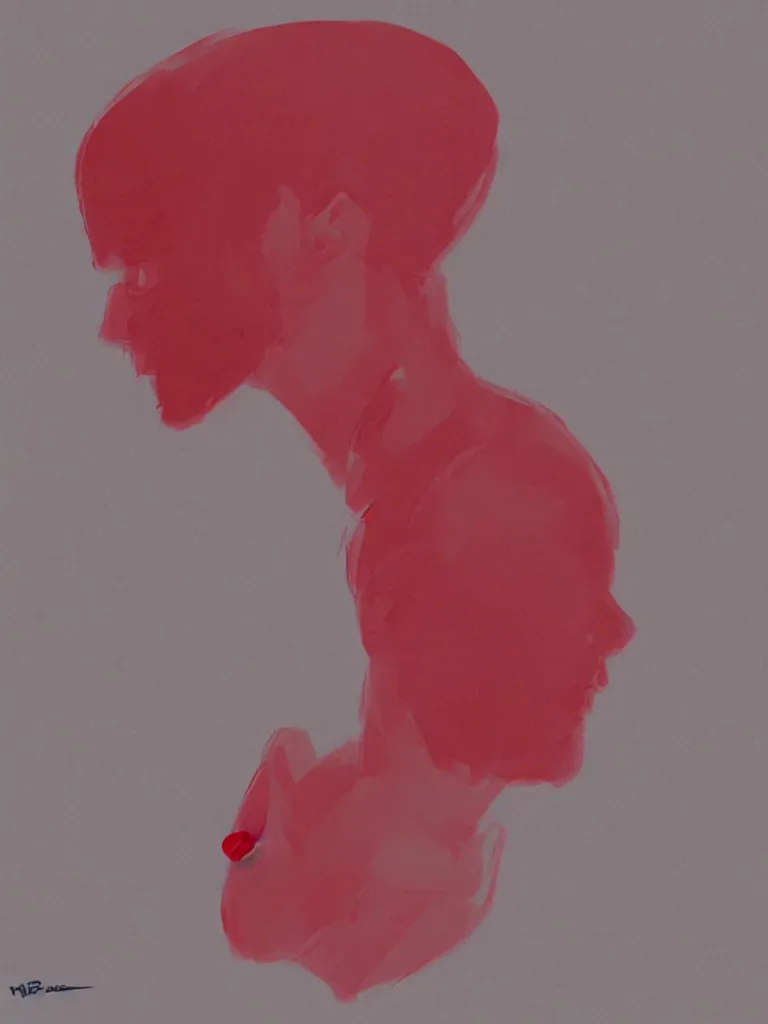 Prompt: red invisible portrait by Disney Concept Artists, blunt borders, rule of thirds