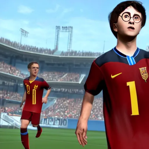 Prompt: Harry potter in fifa 22