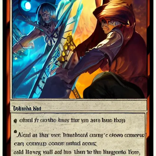 Image similar to ccg card art