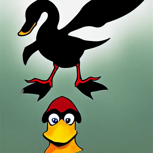 Image similar to dark lord duck