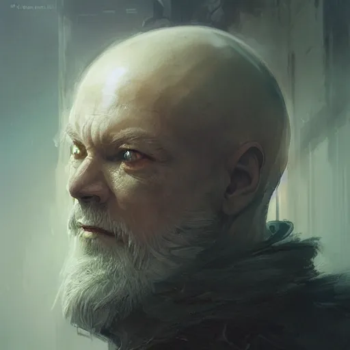 Image similar to portait of odin, glowing eyes, marvel comics, intricate, highly detailed, smooth, artstation, digital illustration by ruan jia and mandy jurgens and artgerm and wayne barlowe and greg rutkowski and zdislav beksinski