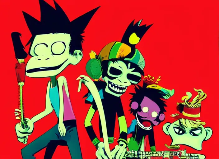 gorillaz band wallpaper