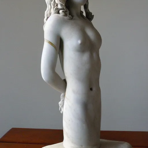 Image similar to greek goddess marble statue