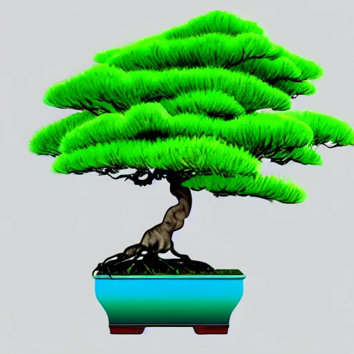Image similar to bonsai maple tree but minimalistic concept art by frank stella gilleard james, whalen tom, colorful, soft light, trending on artstation, minimalism