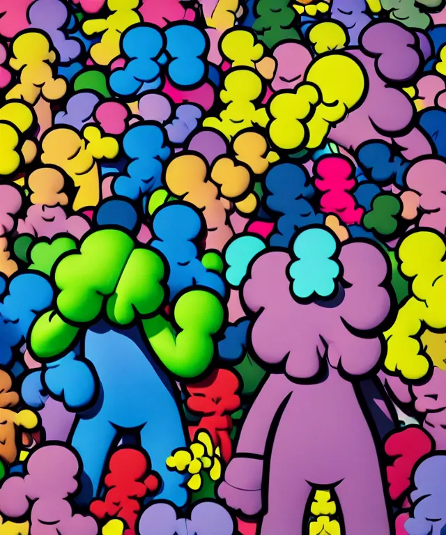 Image similar to kaws artwork