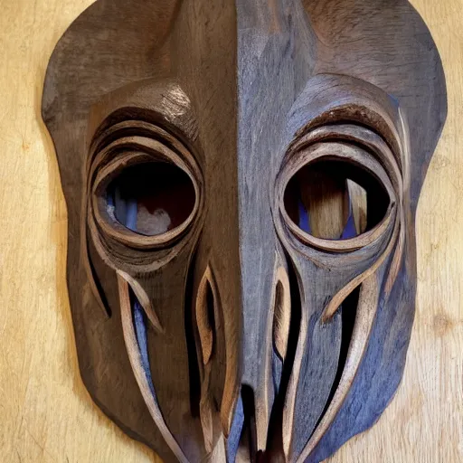 Image similar to illithid wooden mask