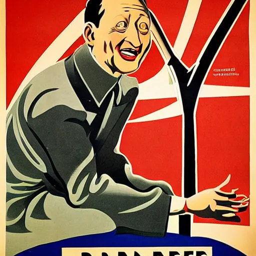 Image similar to rob schneider on 1 9 4 0 german propaganda poster. beautiful. highly detailed. intricate artwork. illustration. propaganda