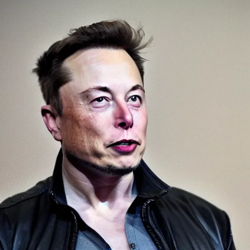 Image similar to Elon Musk 50 feet tall, highly detailed, high quality, HD, 4k, 8k, Canon 300mm, professional photographer, 40mp, lifelike, top-rated, award winning, realistic, sharp, no blur, edited, corrected, trending
