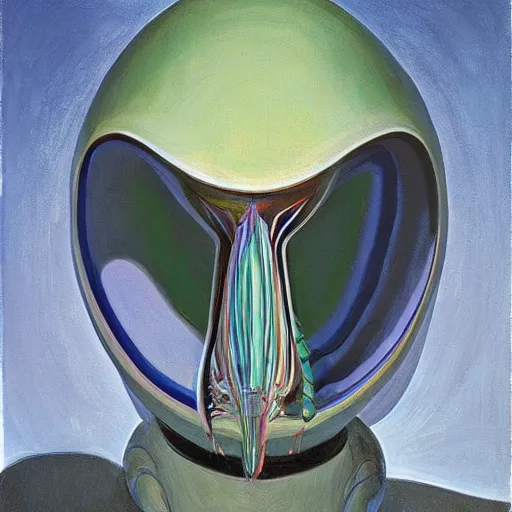 Image similar to alien by wayne thiebaud