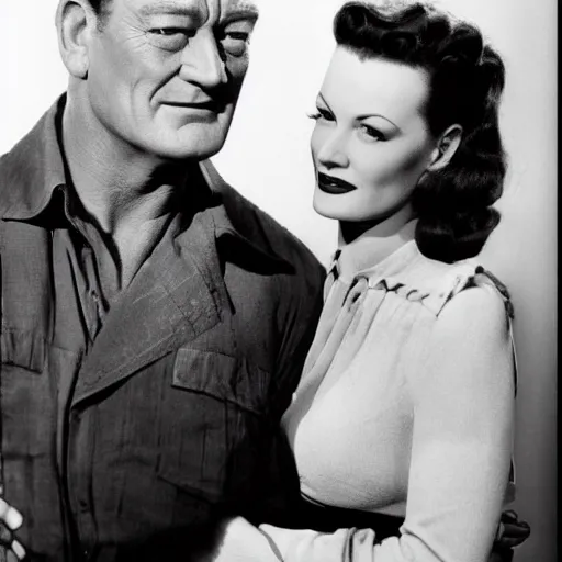 Prompt: what did maureen o ’ hara whisper to john wayne,