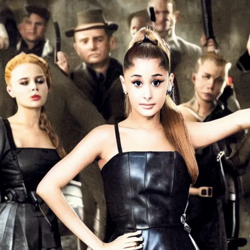 Image similar to Ariana Grande in the inglourious basterds