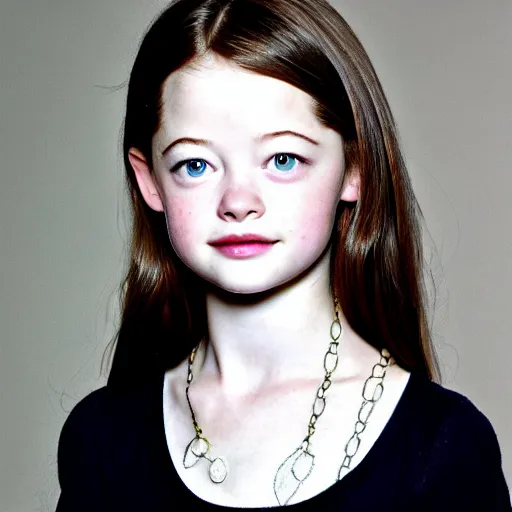 Image similar to aesthetic portrait of mackenzie foy