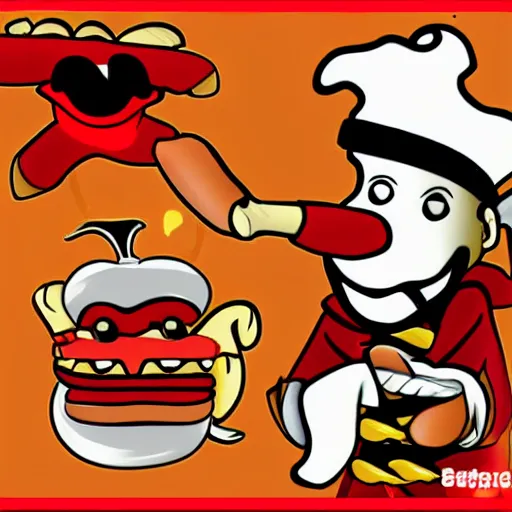 Image similar to hotdog pirate