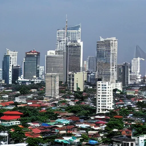 Prompt: the city of manila