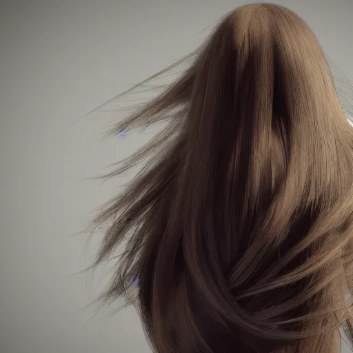 Prompt: i always wanted to try long hair my mom always said when i move out, my hair fell out before i was done with high school i'll never know what it's like to have so much hair i can hide behind it, photorealistic, 4 k, unreal engine, artstation, hyperrealistic shadows, dynamic lighting