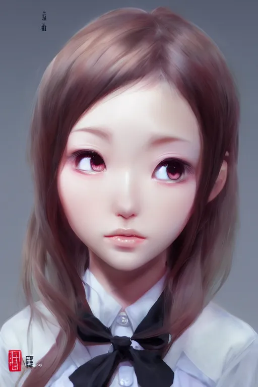 Prompt: 3d dark infrared octane render concept art by D. Jun, by Mo Xiang Tong Xiu, by Igarashi Daisuke, beauty anime schoolgirls with cute detailed face in Japanese school clothes. cute face. dramatic light, trending on artstation, oil painting.