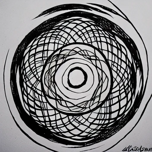 Image similar to zen ink art