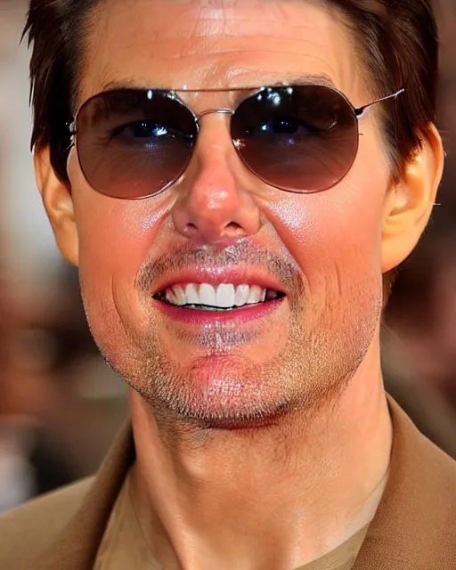 Prompt: tom cruise wearing a potato costume