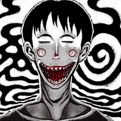 Prompt: junji ito