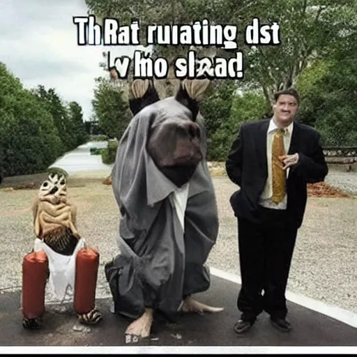 Image similar to the most random thing ever.