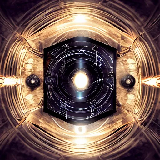 Prompt: Abstract music experience art nuveau, steampunk, symmetry, full frame, cinematic light , unreal engine,