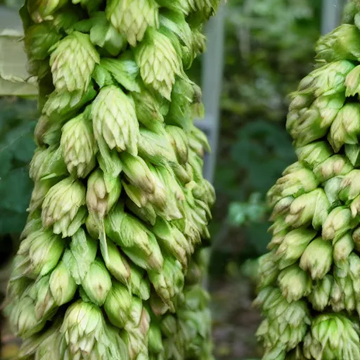 Prompt: pattern of hop cones