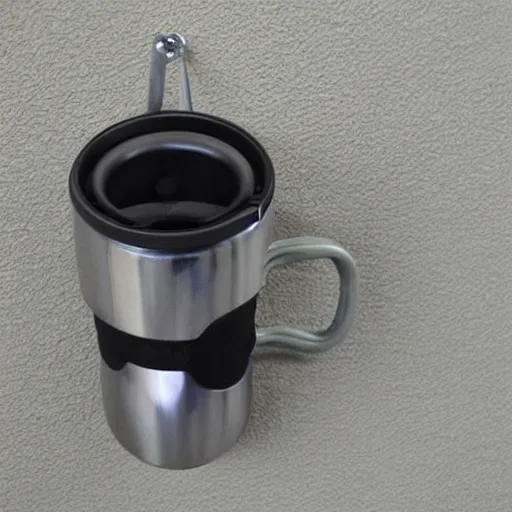 Image similar to magnetic suspended cupholder trending on etsy