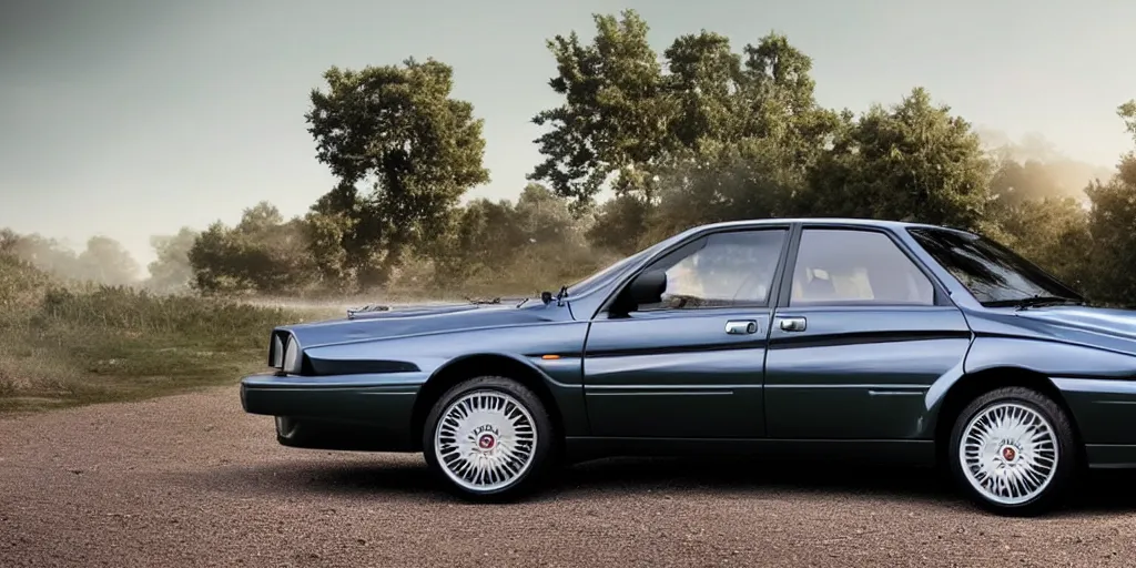 Prompt: “Lancia delta intégrale if it were made in the 2010s, highly detailed, 4K”
