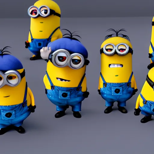 Minions clapping their hands in applause. | Stable Diffusion