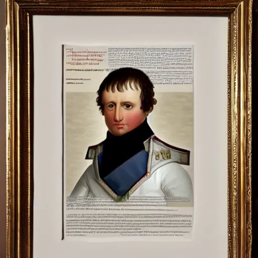 Prompt: Napoleon Bonaparte in 2020, politician, press photography, photorealistic