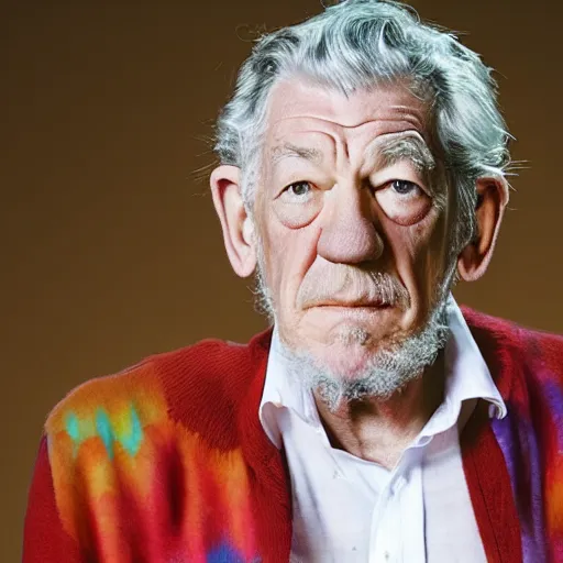 Image similar to picture of ian mckellen on a trapper keeper