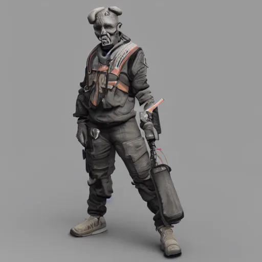 Image similar to 3 d model of an among us crewmate, unreal engine render, 4 k, raytracing