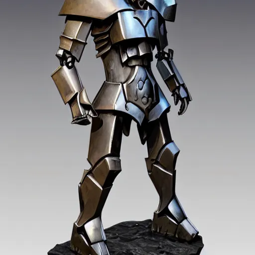 Image similar to tall bulky warforged made from stone that looks like karn from magic the gathering, full body portrait, protective stance, dungeons and dragons, fantasy, full body portrait, detailed, oil painting,