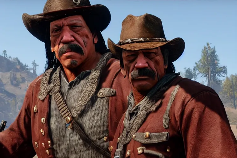 Image similar to danny trejo in red dead redemption 2