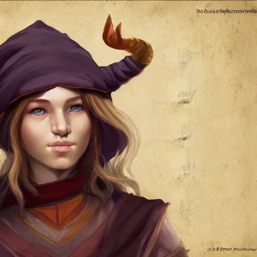 Prompt: Portrait of a young elf wizard, magic scholar, D&D, trending on artstation.