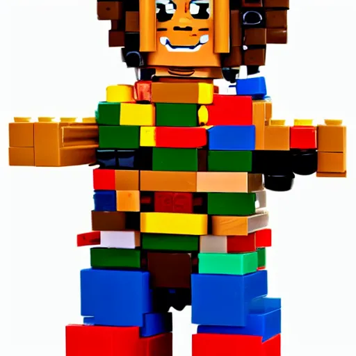 Image similar to chuckie finster made of legos