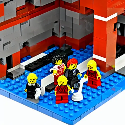 Image similar to lego set of street fighter 2