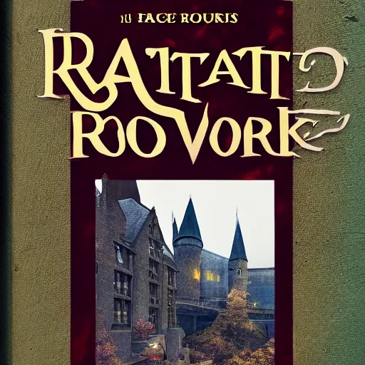 Image similar to rat as harry potter book cover photography masterpiece