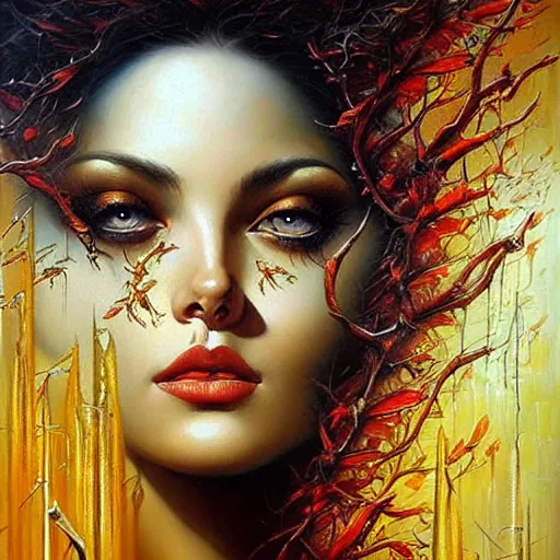 Prompt: heaven. highly detailed painting by karol bak 8 k